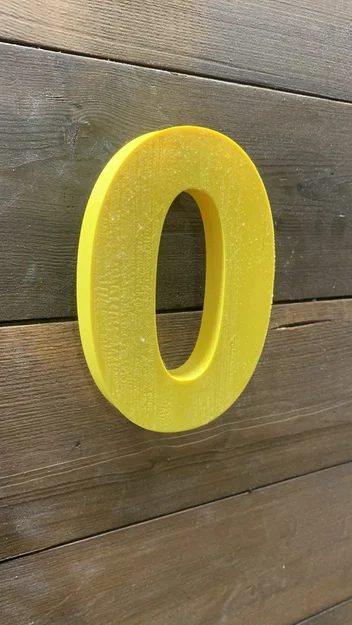 Số nhà kèm khuôn khoan - Housenumber with drilling template - Image 2