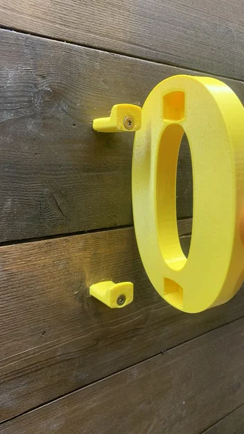 Số nhà kèm khuôn khoan - Housenumber with drilling template - Image 5