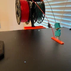 Bộ lọc bụi sợi nhựa in 3D có cánh dẫn hướng (Filament Cleaner)