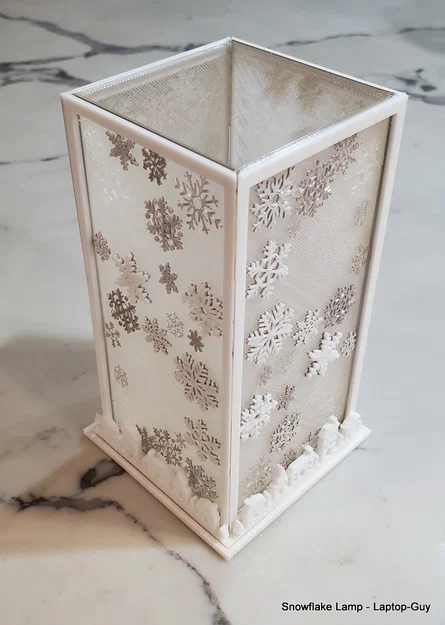 Đèn lồng bông tuyết trang trí Giáng sinh - Image 2