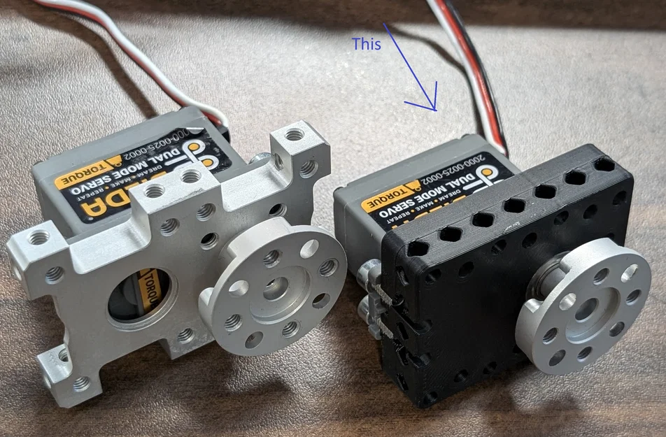 Bộ Gá Servo Nhỏ Gọn Tương Thích goBilda (có hỗ trợ vòng bi) cho Robot FTC - Image 2