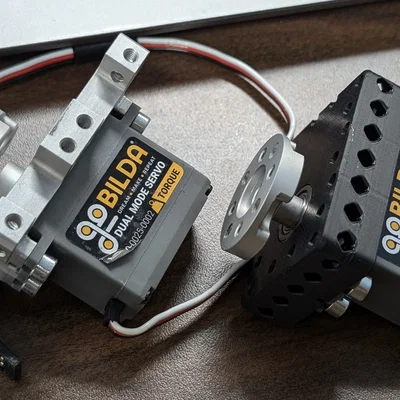 Bộ Gá Servo Nhỏ Gọn Tương Thích goBilda (có hỗ trợ vòng bi) cho Robot FTC