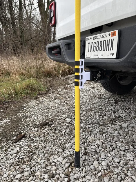 Ngàm gắn cột anten cho đầu kéo Hitch Receiver - Image 3