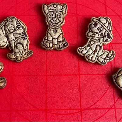 Bộ khuôn cắt bánh quy Paw Patrol in 3D cho bé