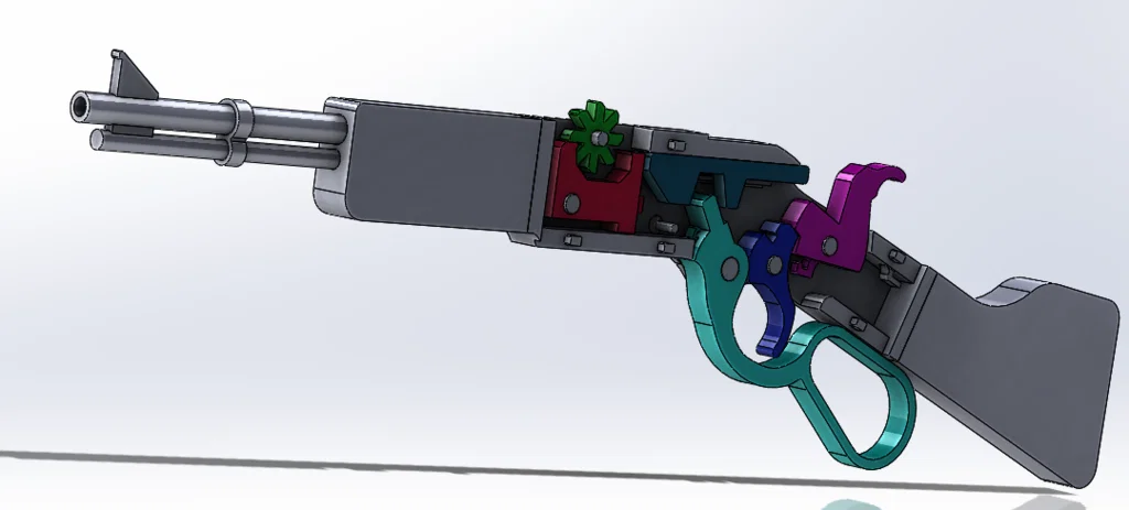 Mô hình súng bắn dây thun Lever Action - Image 1