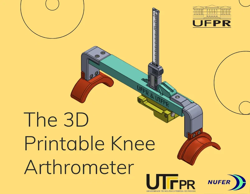 Thước đo khớp gối (Knee Arthrometer) in 3D - Image 1