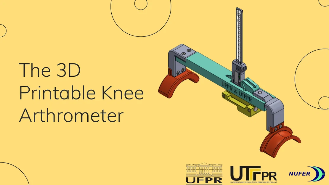 Thước đo khớp gối (Knee Arthrometer) in 3D - Image 3