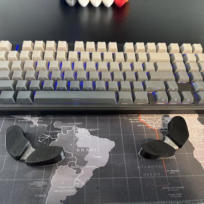 Miếng kê cổ tay công thái học (Minimalist Wrist Rest) in 3D