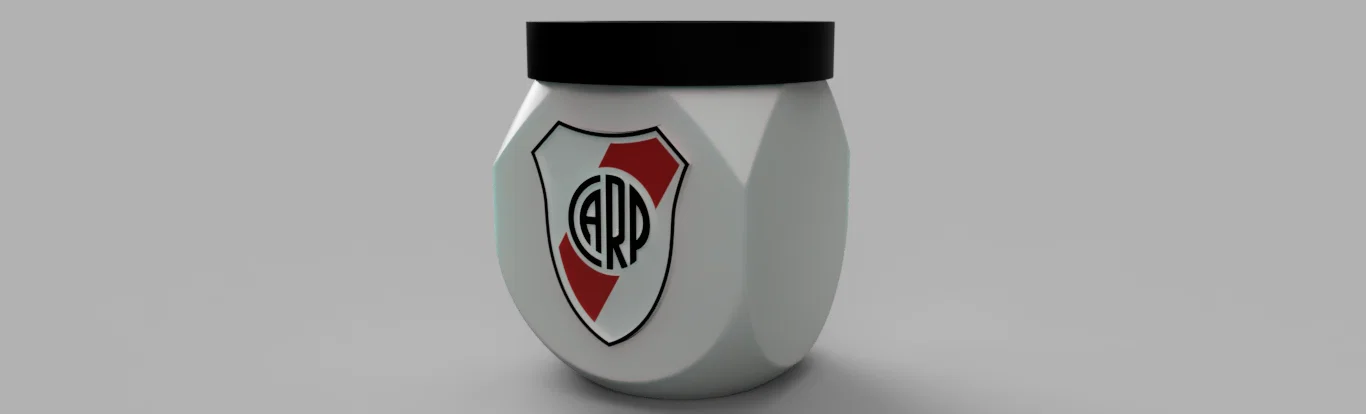 Mô hình cốc trà Mate River Plate 9/12/18 in 3D độc đáo - Image 1