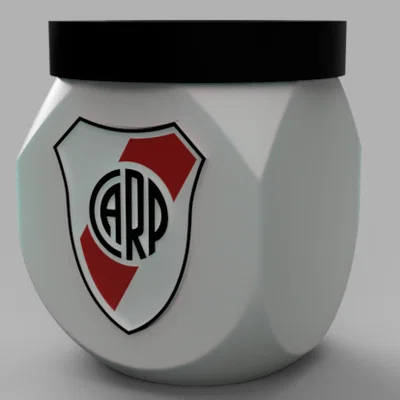Mô hình cốc trà Mate River Plate 9/12/18 in 3D độc đáo