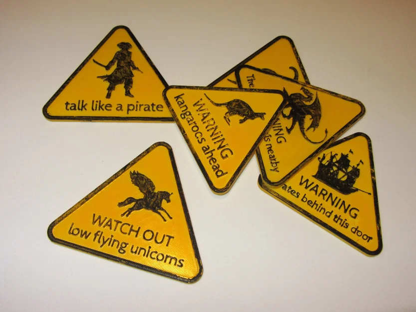 Biển Cảnh Báo Tùy Chỉnh (OpenSCAD) - Image 4