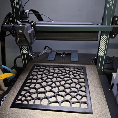 Nắp Đậy Bể Cá 10 Gallon Thiết Kế Voronoi In 3D Tiện Lợi