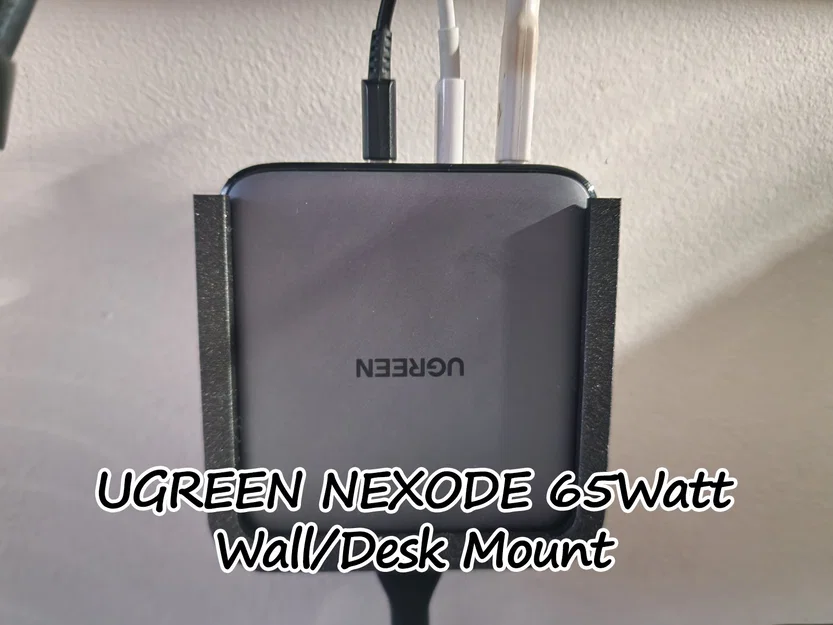 Giá treo tường và để bàn cho bộ sạc nhanh Ugreen Nexode 65W - Image 1