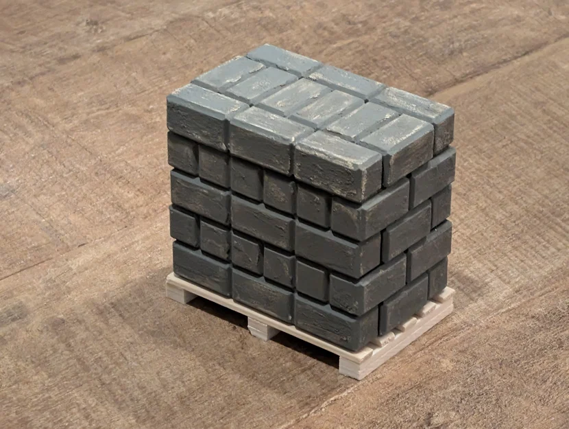 Gạch hoặc khối bê tông mô hình tỉ lệ 1/12 - Image 1