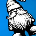 Mô hình chú lùn Gnome trang trí tường siêu xinh cho mùa lễ hội - Thumbnail 2