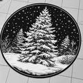 Trang trí Giáng sinh treo tường hoặc để bàn - Cây thông Noel - Thumbnail 2