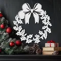 Vòng Hoa Giáng Sinh 3D (Christmas Wreath Decor) - Trang Trí Noel - Thumbnail 1