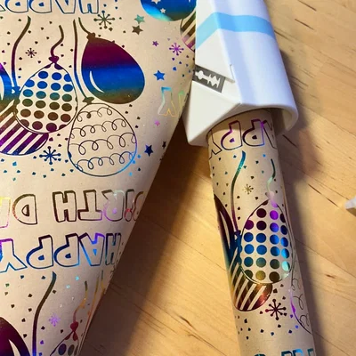 Dụng cụ hỗ trợ cắt giấy gói quà tiện lợi (Gift Wrapping Paper Cutting Tool)