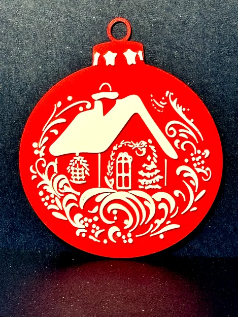 Bộ 16 mẫu trang trí Giáng sinh dạng quả châu in 3D độc đáo - Image 3