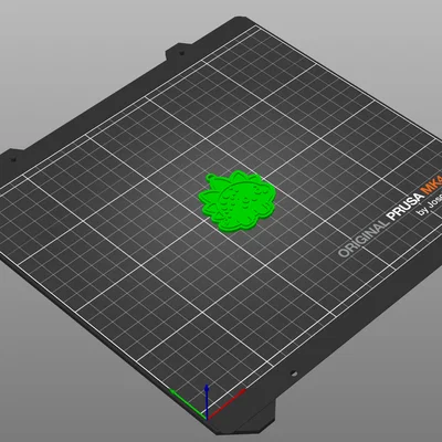 Móc khóa khủng long Stegosaurus đáng yêu in 3D