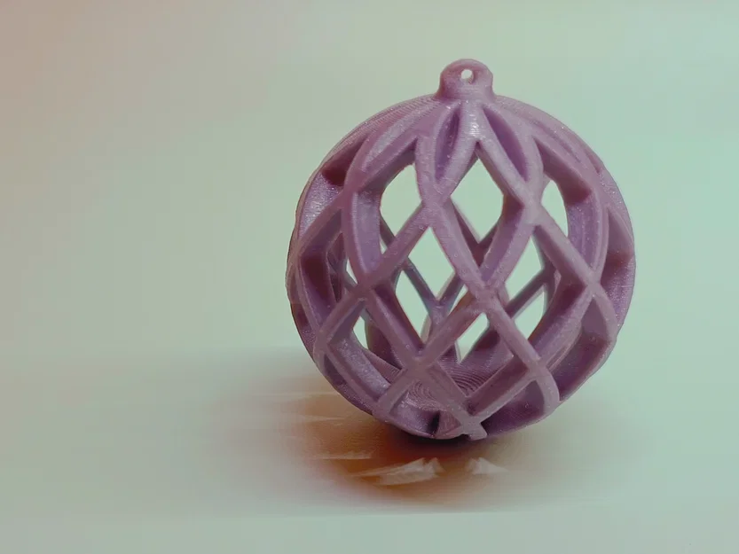 Quả cầu trang trí Giáng sinh, họa tiết gân chéo - Image 6