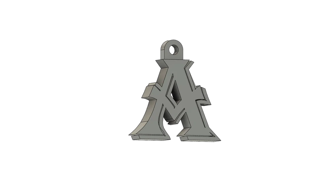 Móc khóa chữ A (A Letter Keychain) thiết kế đẹp mắt - Image 2