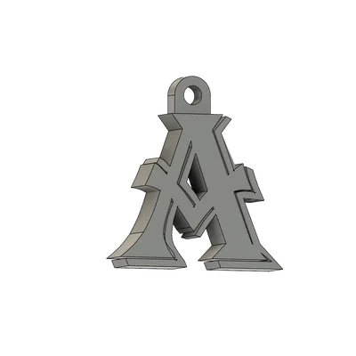 Móc khóa chữ A (A Letter Keychain) thiết kế đẹp mắt