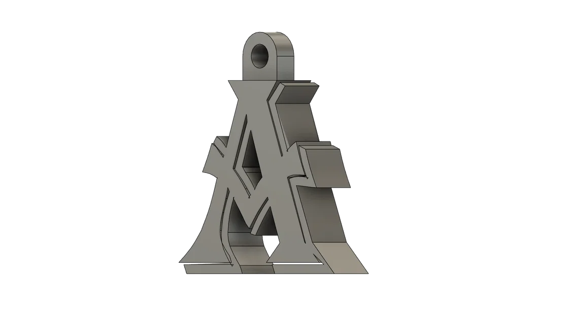 Móc khóa chữ A (A Letter Keychain) thiết kế đẹp mắt - Image 3