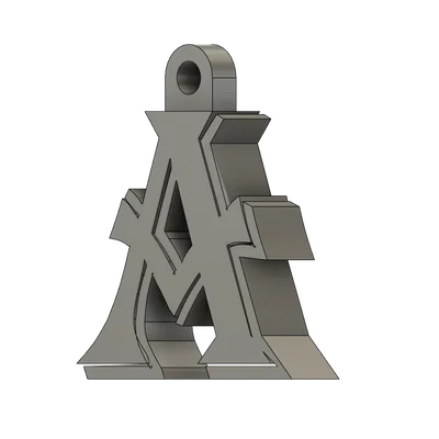 Móc khóa chữ A (A Letter Keychain) thiết kế đẹp mắt