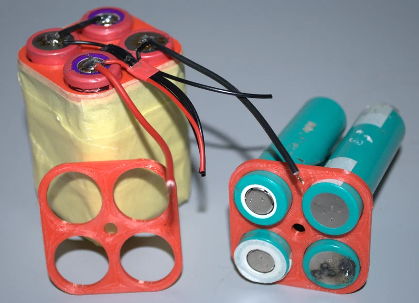 Khung cố định pin 18650 4S cho drone và dự án DIY - Image 1