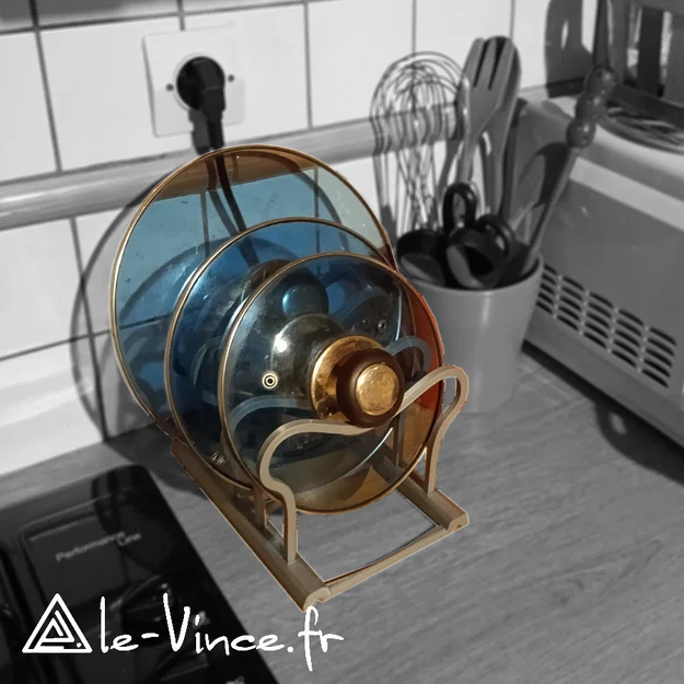 Kệ để nắp nồi 3D tiện dụng cho căn bếp gọn gàng - Image 1