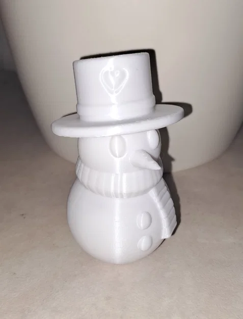 Mô hình người tuyết trang trí Giáng sinh - File in 3D dễ thương - Image 1