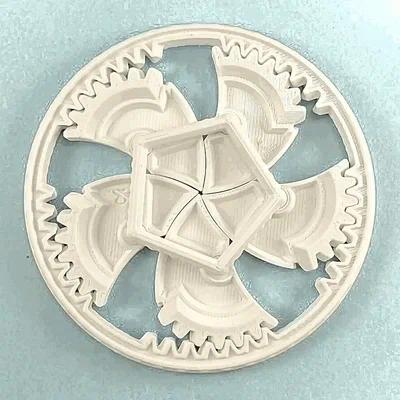 Mechanical iris | In trực tiếp (print in place) | Fidget toy