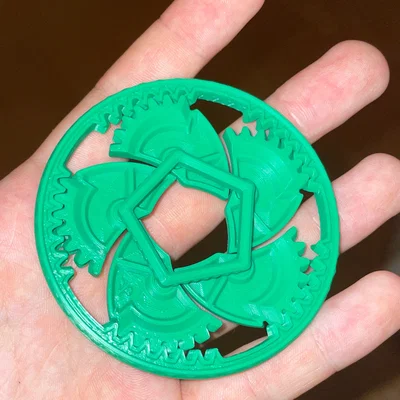 Mechanical iris | In trực tiếp (print in place) | Fidget toy