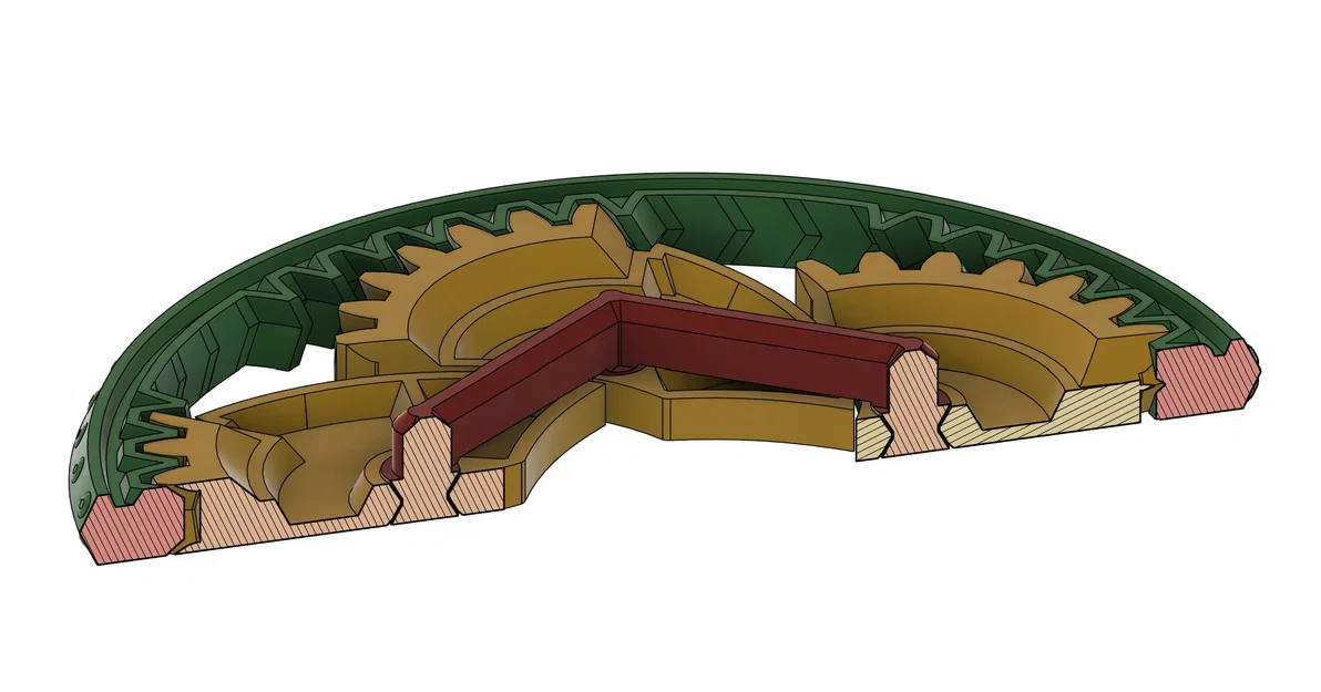 Mechanical iris | In trực tiếp (print in place) | Fidget toy - Image 10