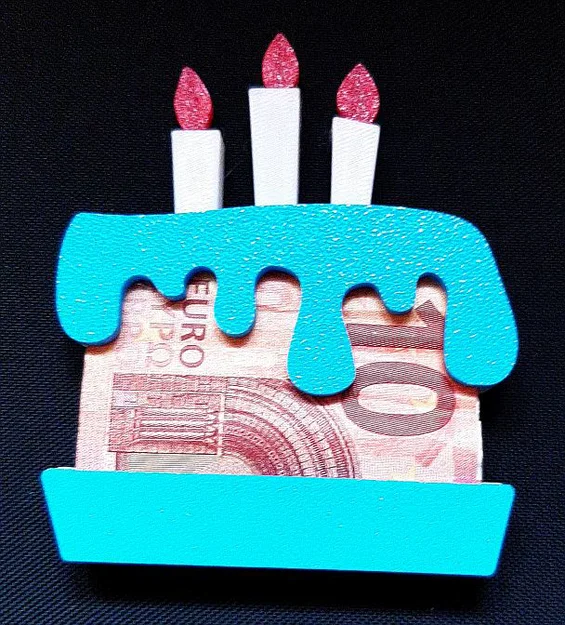 Mô hình quà tặng sinh nhật 3D kèm tiền mặt độc đáo và sáng tạo - Image 1