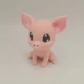 Mô hình chú heo con (Cute Piggy) đáng yêu để trang trí bàn làm việc - Thumbnail 1