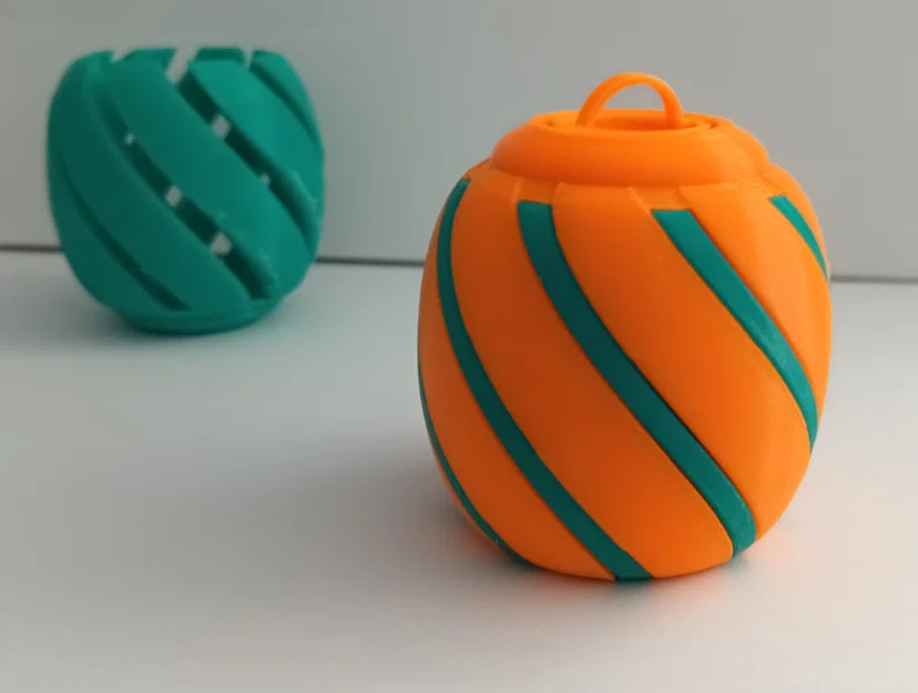 Hộp xoắn ốc hình thùng - Hộp quà, bình hoa mini hoặc đồ trang trí - Image 1