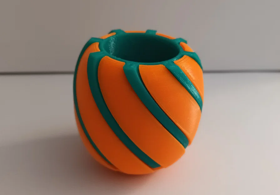 Hộp xoắn ốc hình thùng - Hộp quà, bình hoa mini hoặc đồ trang trí - Image 2