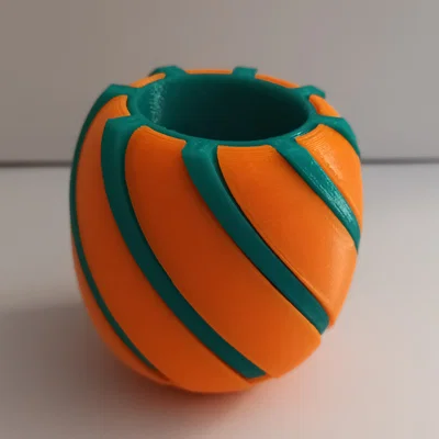 Hộp xoắn ốc hình thùng - Hộp quà, bình hoa mini hoặc đồ trang trí