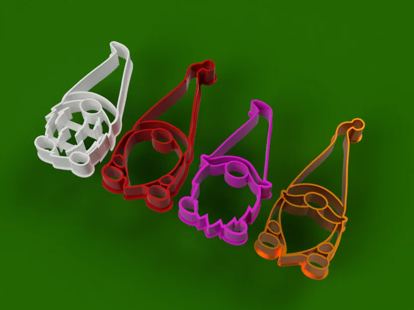 Khuôn cắt bánh quy hình chú lùn Giáng sinh dễ thương - Image 1