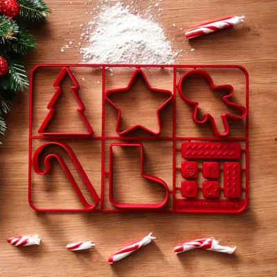Bộ khuôn cắt bánh quy Giáng sinh 3D - Christmas Cookie Cutter