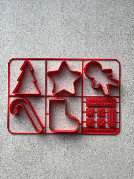 Bộ khuôn cắt bánh quy Giáng sinh 3D - Christmas Cookie Cutter - Image 2