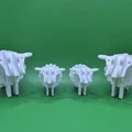 Mô hình lắp ráp 3D Sheep Kit Card: Chú cừu đáng yêu dễ thực hiện - Thumbnail 2