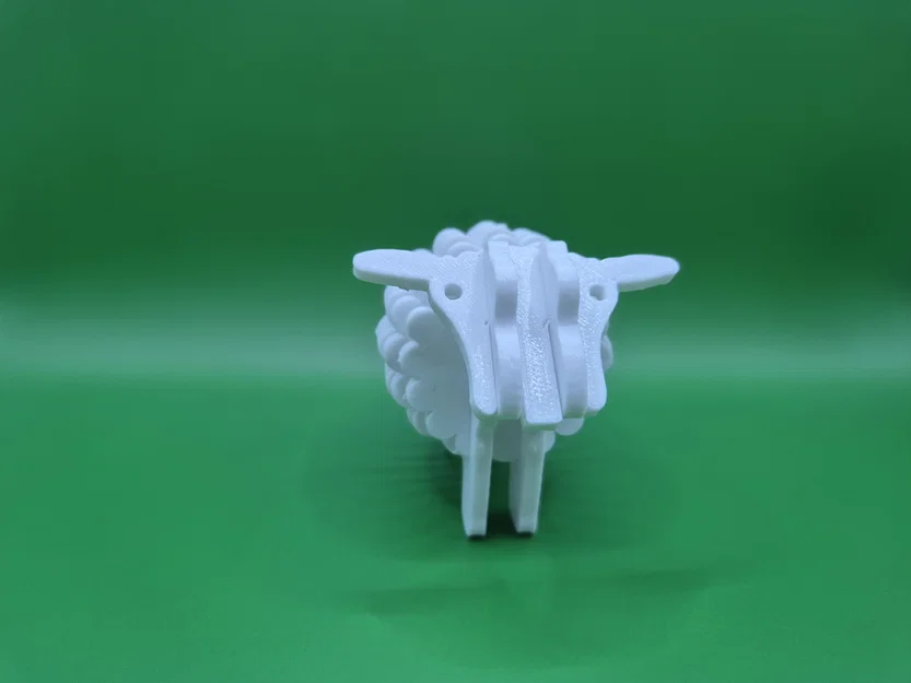 Mô hình lắp ráp 3D Sheep Kit Card: Chú cừu đáng yêu dễ thực hiện - Image 7