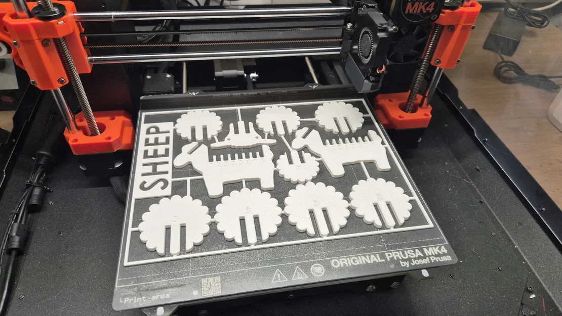 Mô hình lắp ráp 3D Sheep Kit Card: Chú cừu đáng yêu dễ thực hiện - Image 10