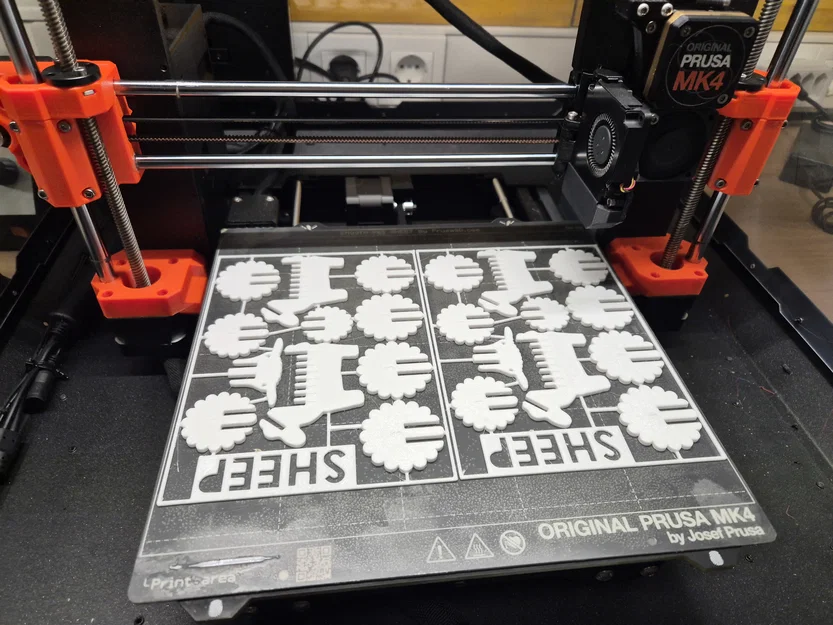 Mô hình lắp ráp 3D Sheep Kit Card: Chú cừu đáng yêu dễ thực hiện - Image 11