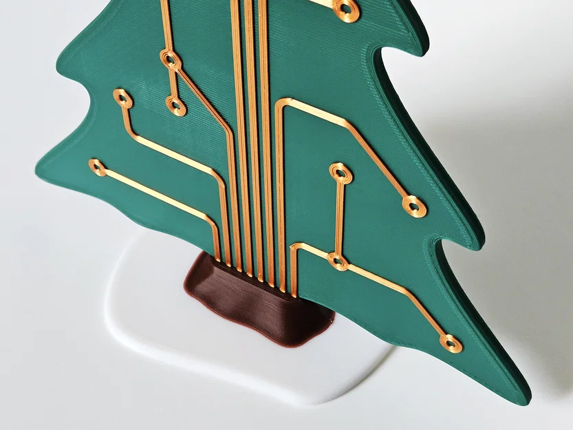 Cây thông Noel trang trí họa tiết PCB - Image 2