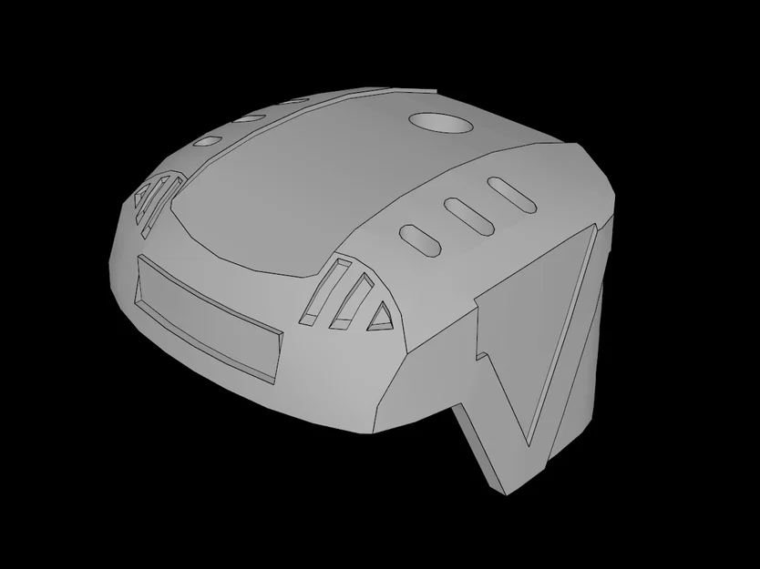 Mô hình Nón Bảo Hiểm Khúc Côn Cầu Tương Thích Lego (Hockey Helmet) - Image 1