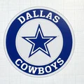 Tranh treo tường logo Dallas Cowboys 3 màu in 1 lần với máy 1 đầu đùn - Thumbnail 2